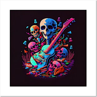 Buy A Guitar, Get a free Skull Posters and Art